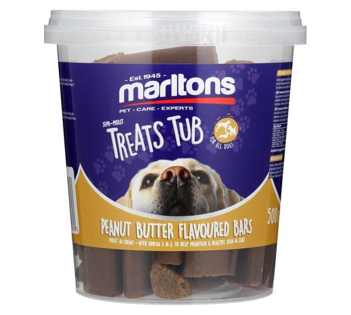 Marltons 8083C Semi Moist Peanut Butter Bars (500g)