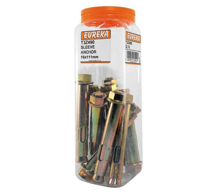Eureka 16 x 111mm Sleeve Anchor (10 Pack)