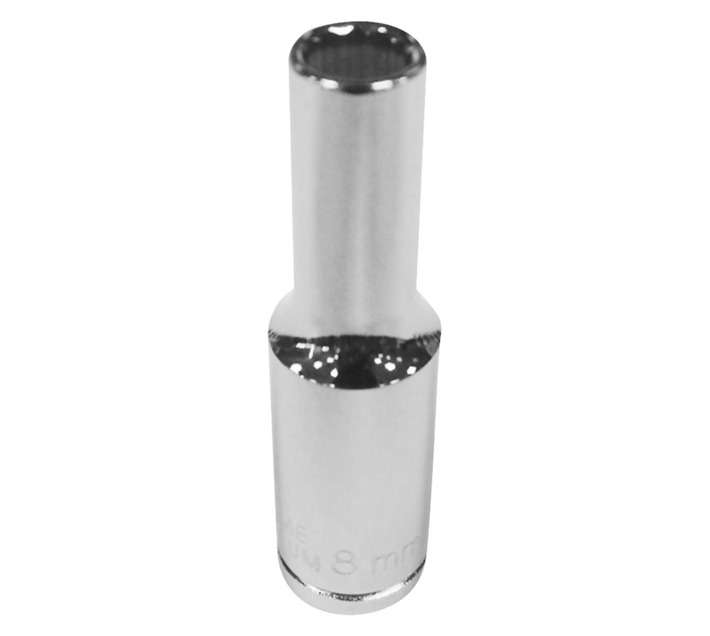 Mastercraft D/Wall Socket 3/8 Inch Dr 12 Pt - Chrome (8mm)
