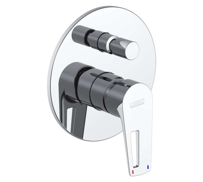 Lusso Nera Concealed Diverter Mixer - Chrome