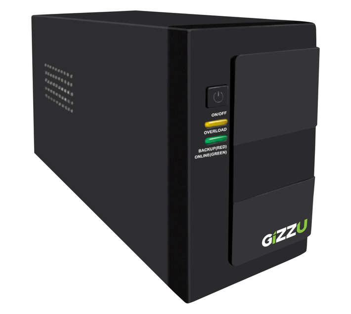 Gizzu Line Interactive UPS - Black (500W)