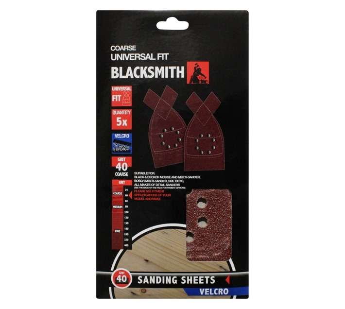 Blacksmith Multi Fitment Sand Sheets 40 Grit