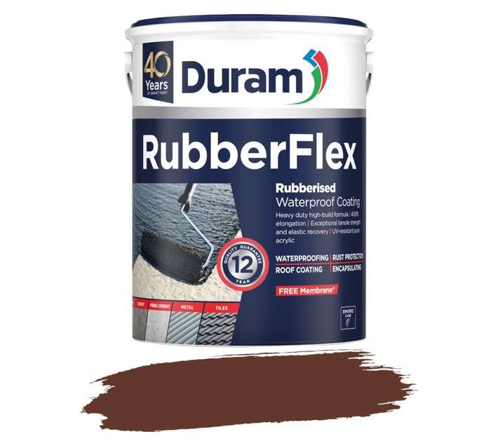 Duram Rubberflex Waterproofing - Red (5L)