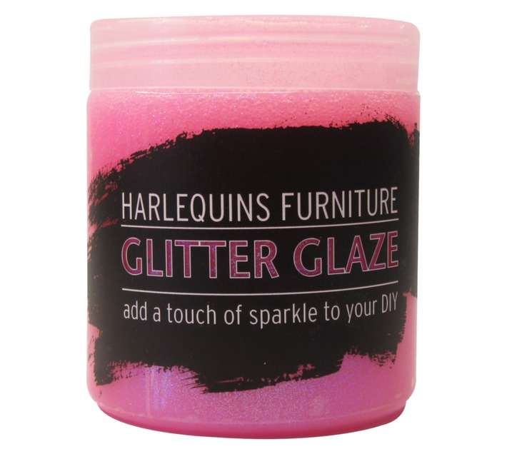 Harlequin Paints Glitter Glaze - Rose Pink (450ml)