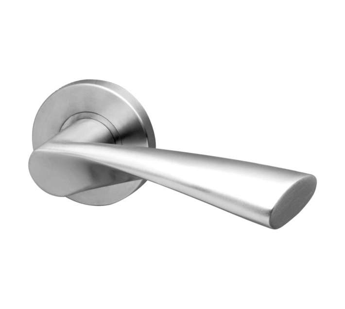 Dortello Sambava Solid Lever Handle with Keyhole Escutcheon
