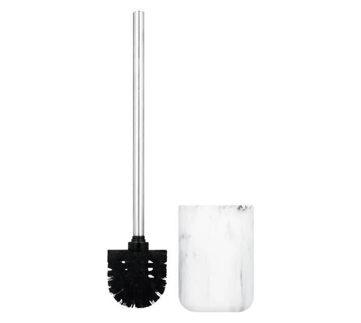 Lusso Marble Toilet Brush and Holder