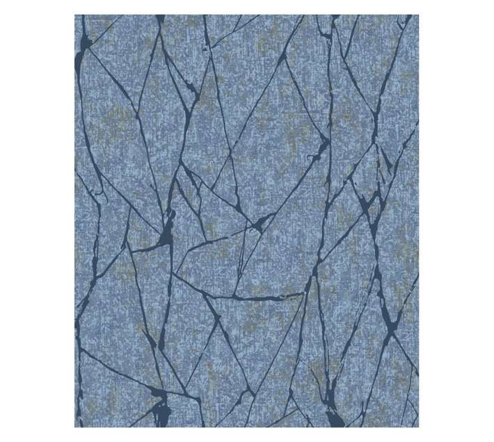 Fired Earth Blue Branches Wallpaper - Blue (10m x 530mm)