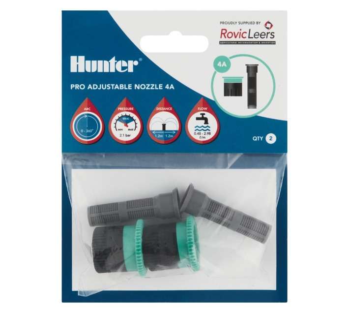 Hunter PR4 2 x Pro Adjustable Sprinkler Heads - Green