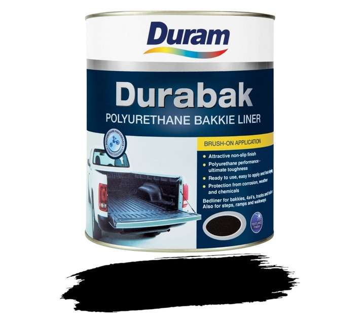 Duram Durabak Brush On Kit - Black (4L)