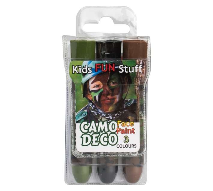 Crazy Crafts 3 Piece Camo Face Paint Set