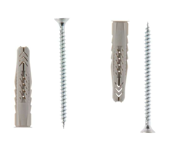 Fischer Plug and Screw Nylon UX8X50RSK (5 Pack)