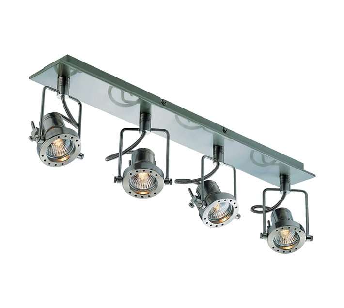 Radiant 4 Light Intro Spotlight - Satin Chrome (50W)