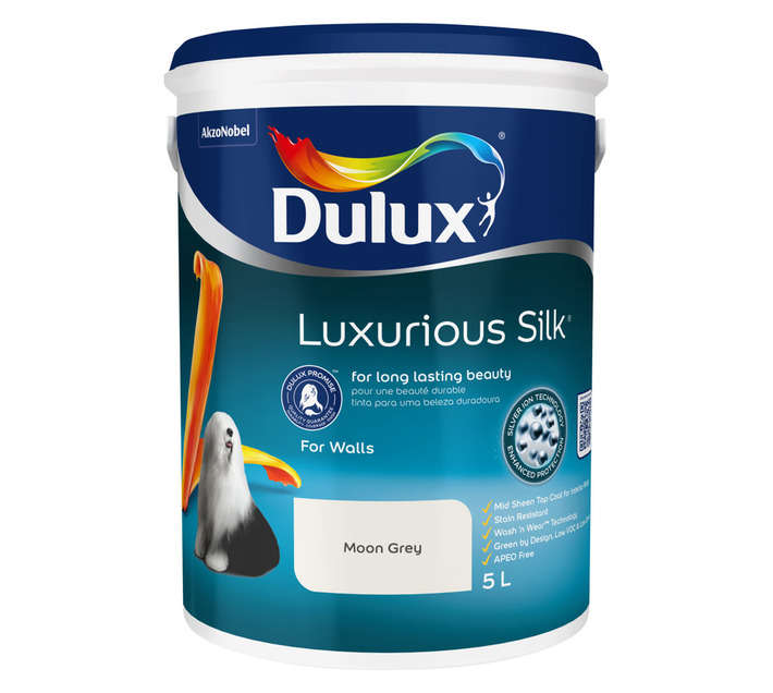 Dulux Luxurious Silk - Moon Grey (5L)