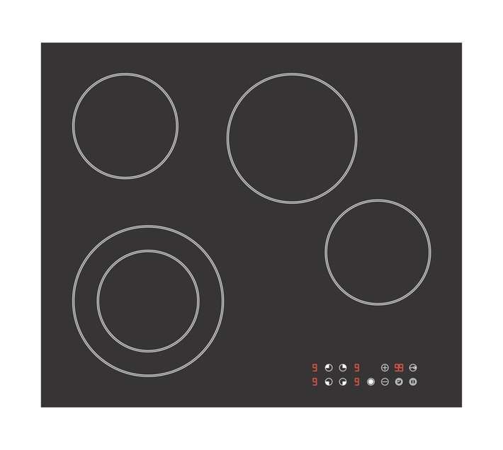 Goldair Ceramic Hob (600mm) Black GCH-600E