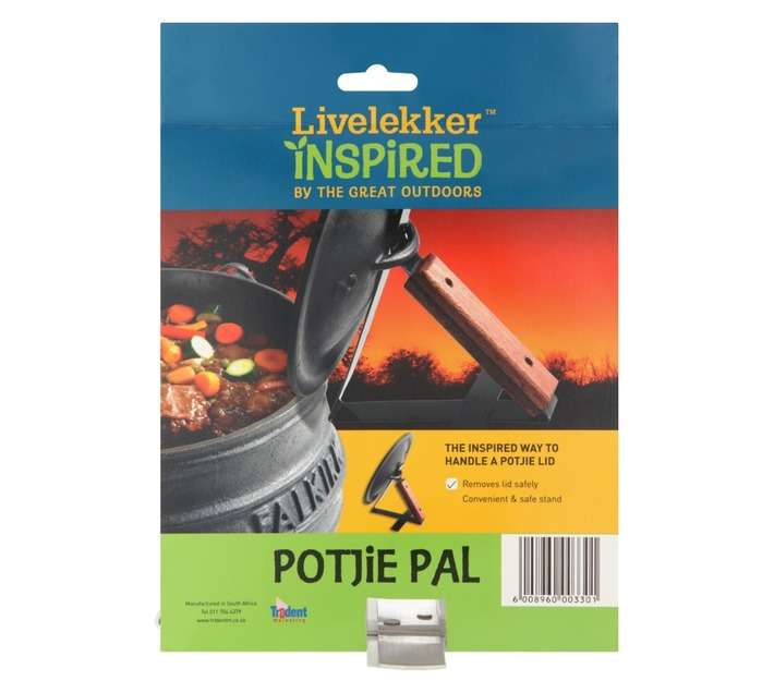 Livelekker PP002 Potjie Pal - Silver (180 x 160 x 240mm)