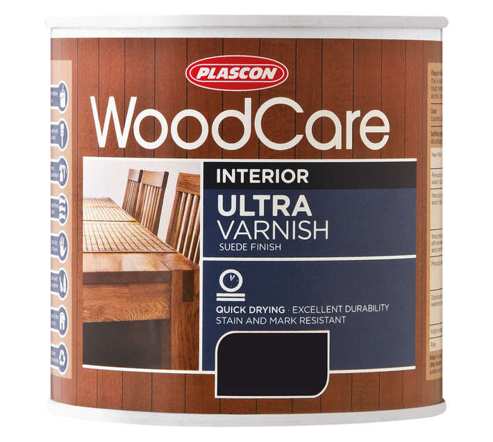 Plascon Woodcare Ultra Varnish Gloss - Clear (500ml)