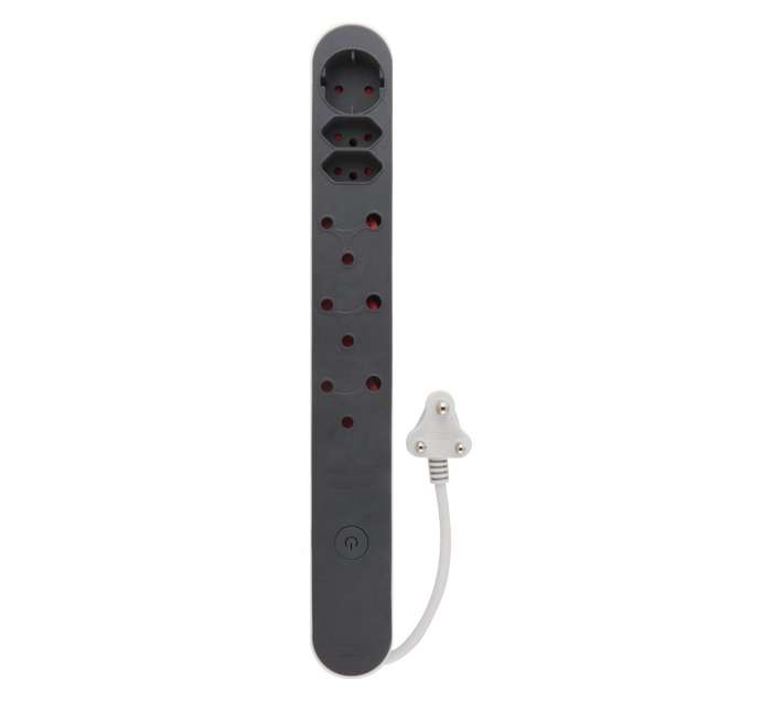 PowerWorx 6 Way Multiplug - Grey (1200mm)