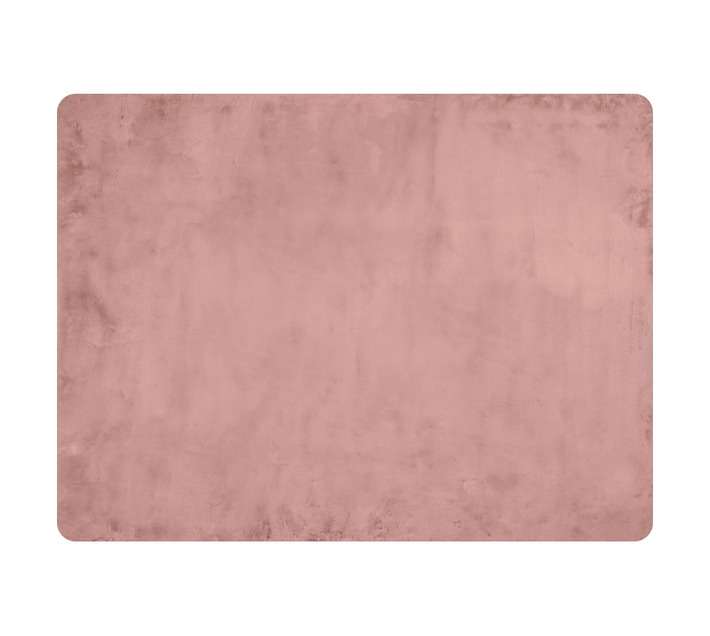 Stefano and Co Sonya Faux Fur Mat - Pink (1500 x 820mm)