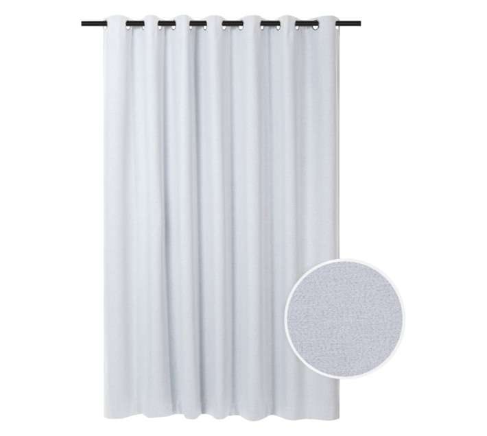 Design House Textured Block Out Eyelet Curtain (2300 x 2230mm)