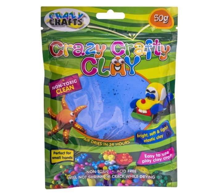 Crazy Crafts C50TU Crafty Clay - Turquoise (50g)