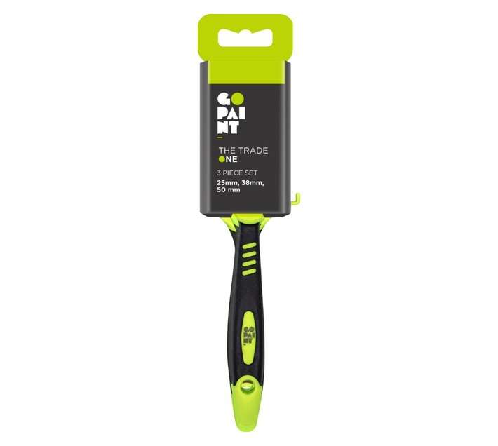 Go Paint 3 Piece Trade One Paint Brush Set