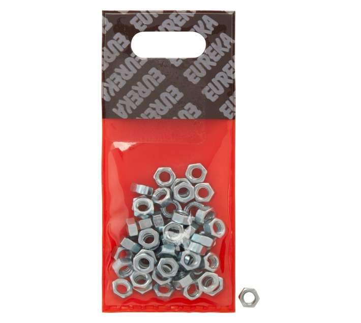 Eureka 5mm Zinc Plated Hex Nut (50 Pack)