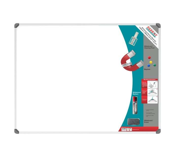 Parrot Products BD1141A Magnetic Slimline Retail Whiteboard (1200 x 900mm)