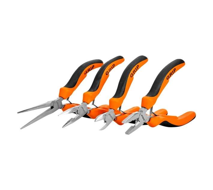 Grip pliers precision 4pce set 120mm