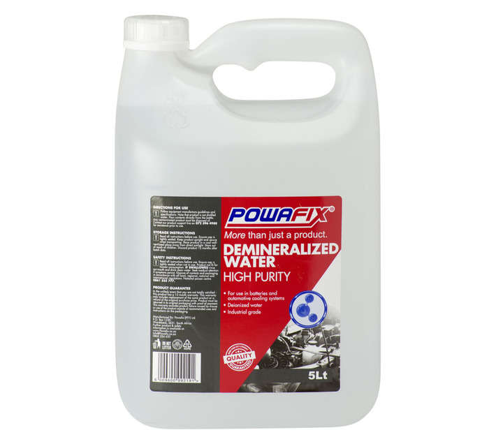 Powafix Distilled Water (5L)
