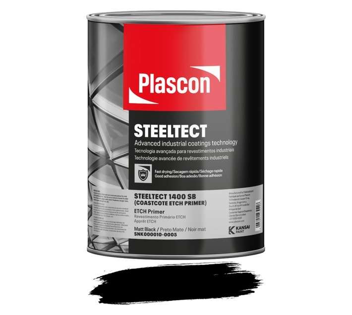 Plascon Coastcote Etch Primer - Matt Black (5L)