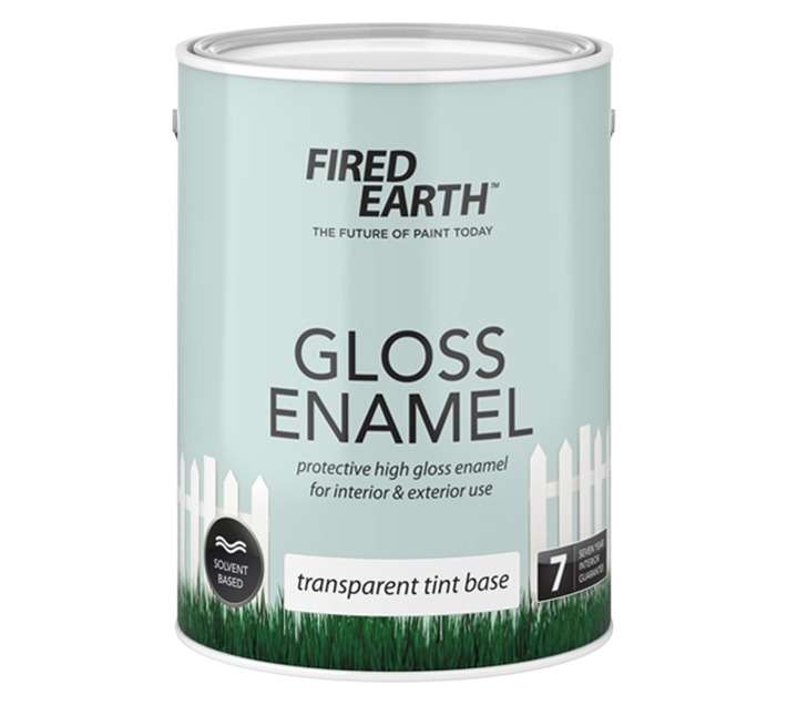 Fired Earth Gloss Enamel Clear Base (5L)