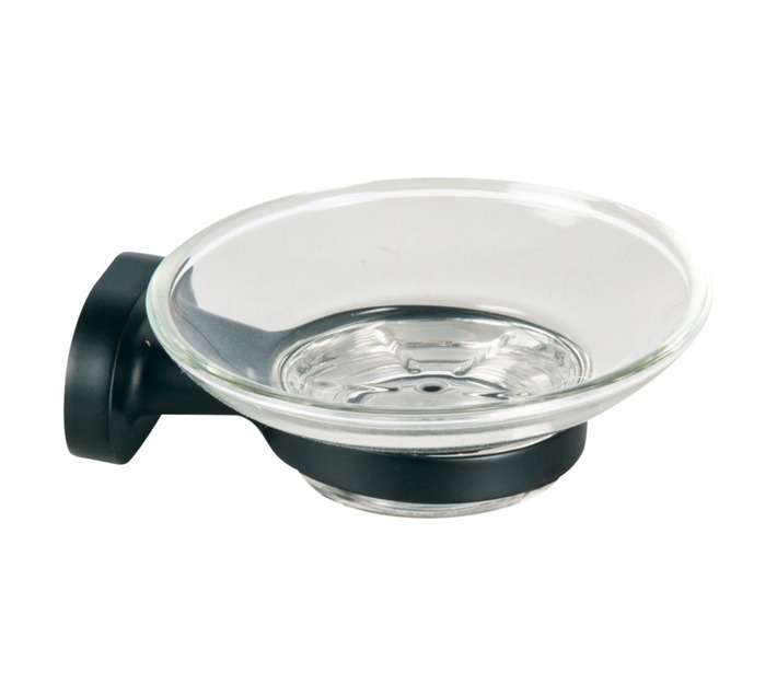 Wildberry ABS6112 Soap Dish - Black (100 x 40 x 140mm)
