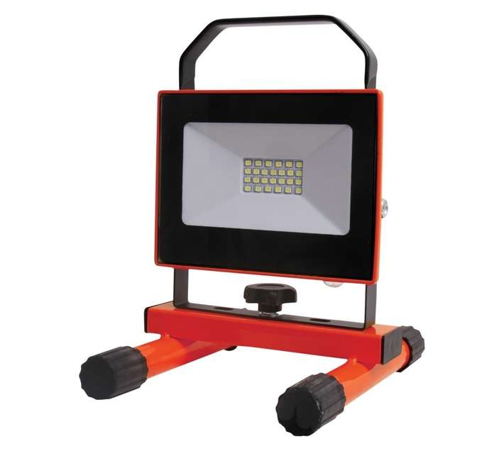 Tradequip USB Rechargeable Floodlight - Black/Red (12V)