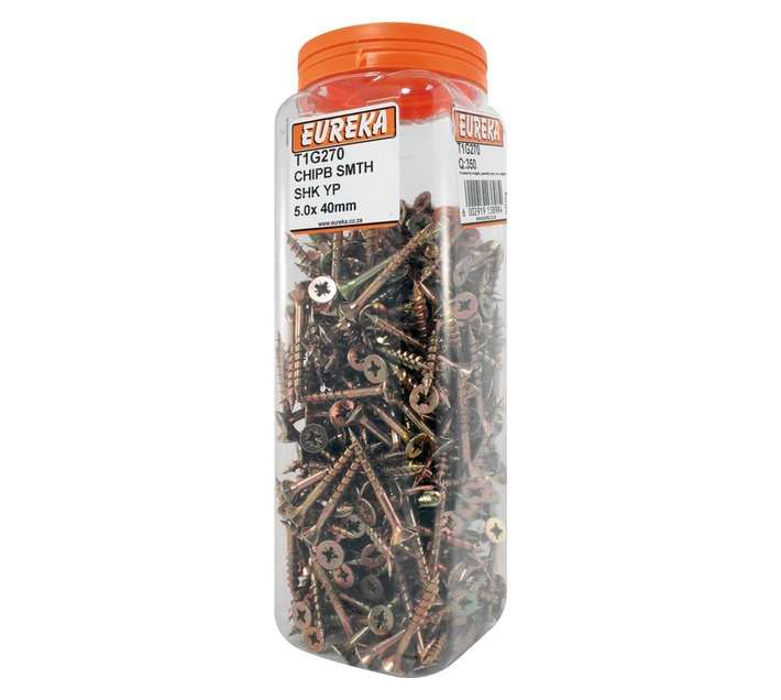 Eureka 5 x 40mm Chipboard Smooth Shank Yp (Q350)
