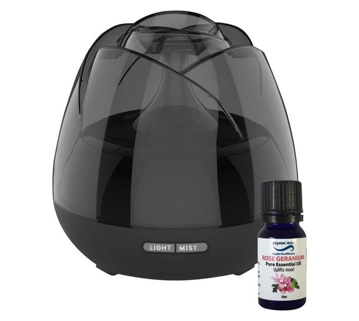Crystal Aire Rosebud Aroma Diffuser with Essential Oil