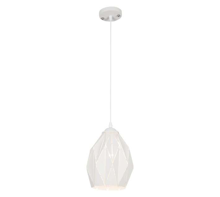 Bright Star Lighting 1 Light Geo Pendant - Sand White (60W)