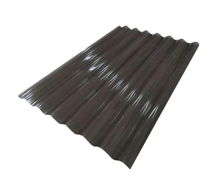 Corrugated 6.5 Polycarb Sheet - Bronze (3.6m)