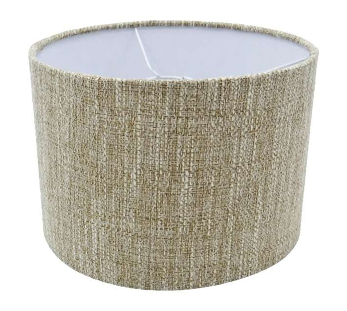 Design House Drum Lamp Shade - Cream (230 x 230 x 160mm)