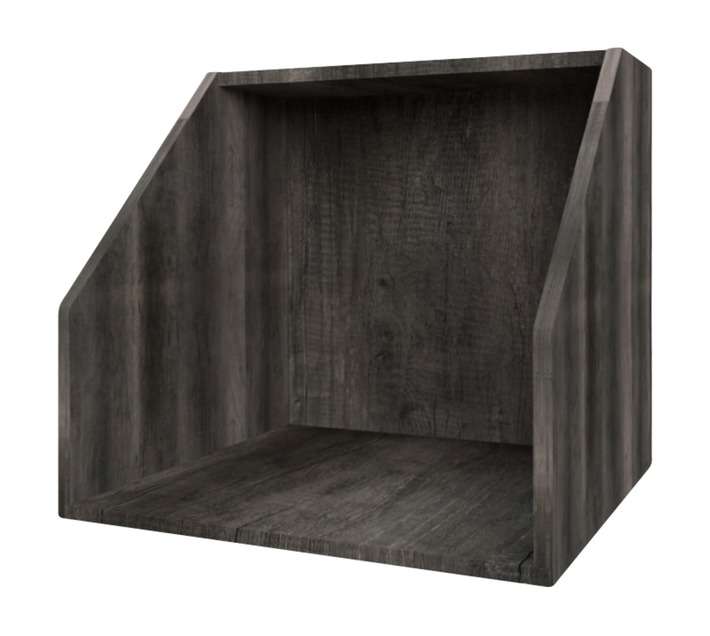 Home and Kitchen Melamine Microwave Cabinet - Monument Oak
