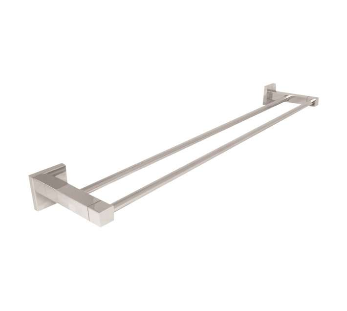 Wildberry Double Towel Bar - Silver (600mm)