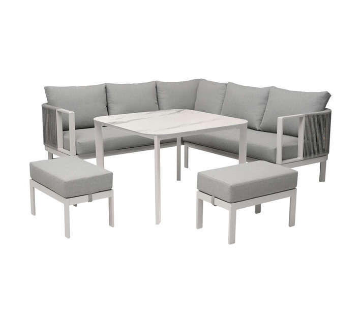 ALBERT 5PC ALU CONVERSATION SET