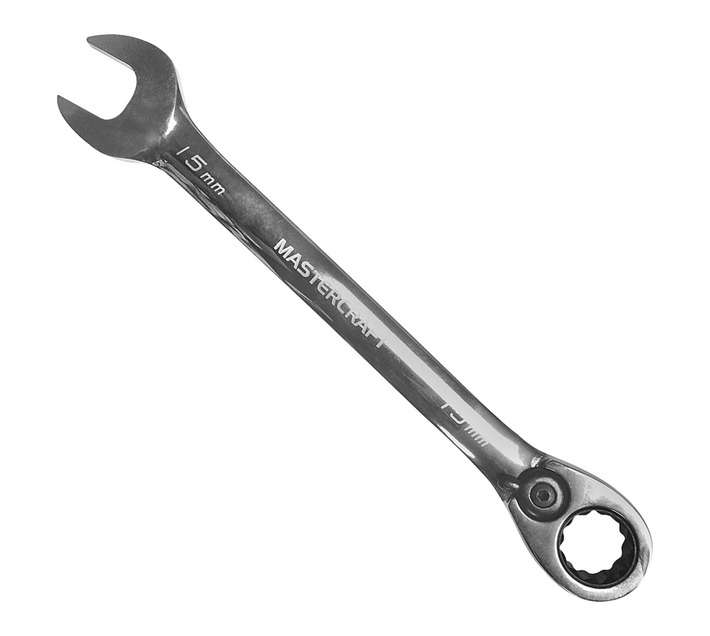 Mastercraft Ratchet Comb Wrench (15mm)