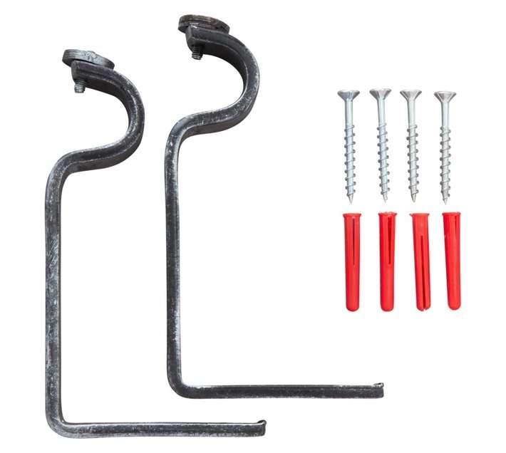 Gothic Bracket - Pewter (22mm) 2 Pack