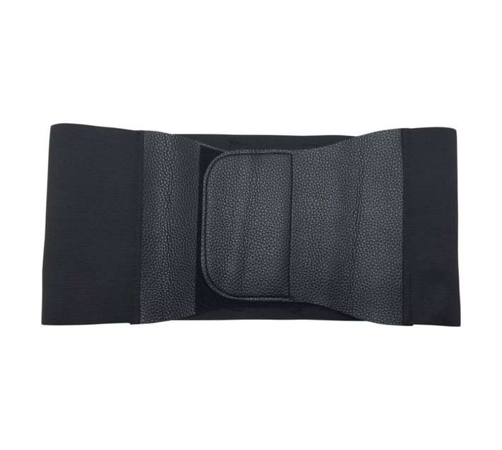 Hennox A034- 3XL Kidney Elasticated Belt - Black (3XL)
