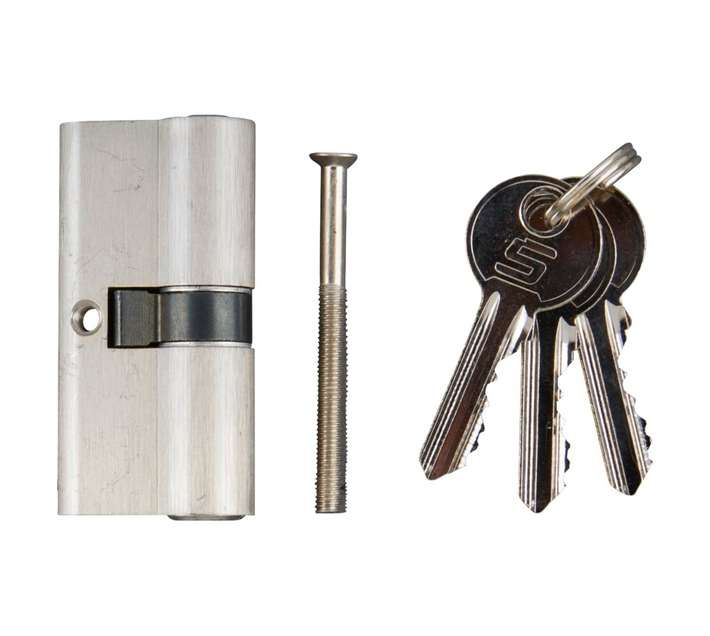 Dortello Euro Cylinder Satin Nickel (65mm)
