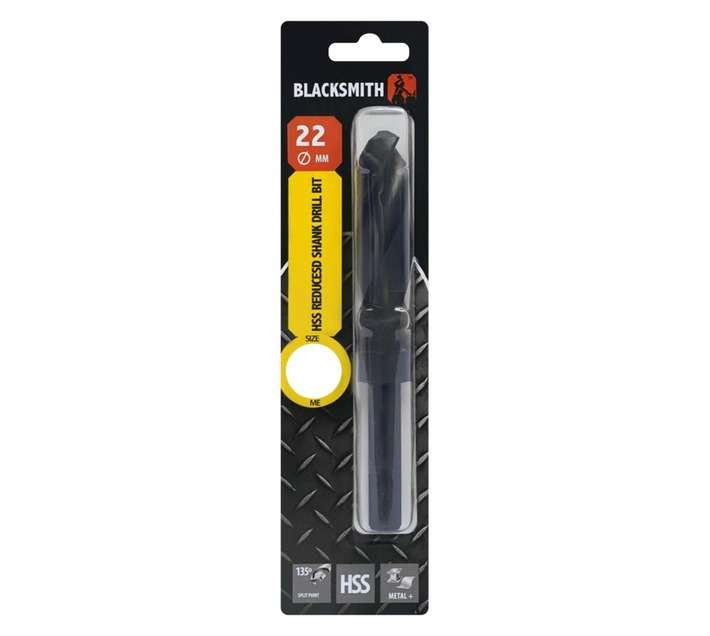 Blacksmith Reduced Shank HSS Drill Bit (152 x 22mm)