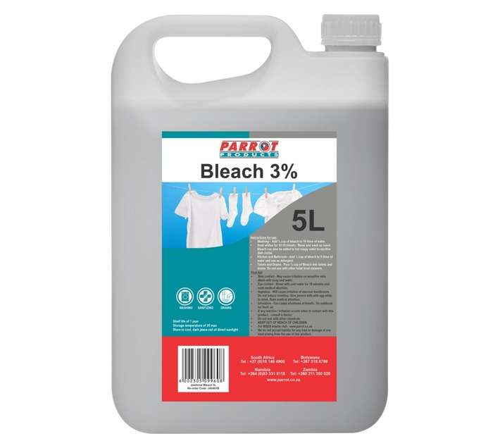 Parrot Janitorial Bleach (5L)
