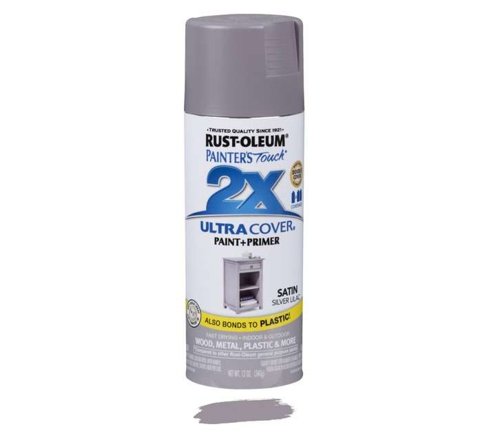 Rust-Oleum Spray Paint Painter's Touch 2X Ultra Cover Satin - Sliver Lilac (340g)