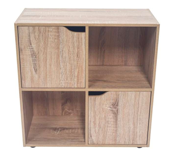 Home and Kitchen Fogo 4 Cube Cabinet - Oak (600 x 290 x 618mm)