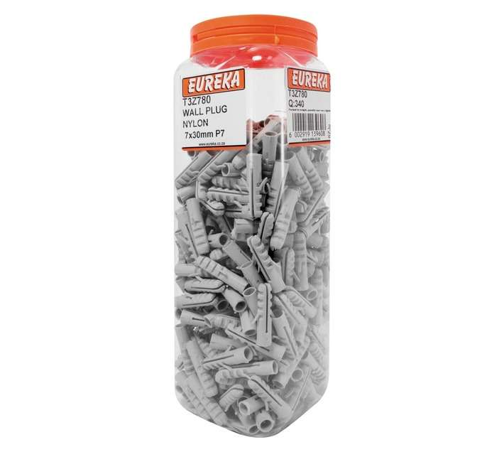Eureka 7 x 30mm Wall Plug Nylon (Q340) P7